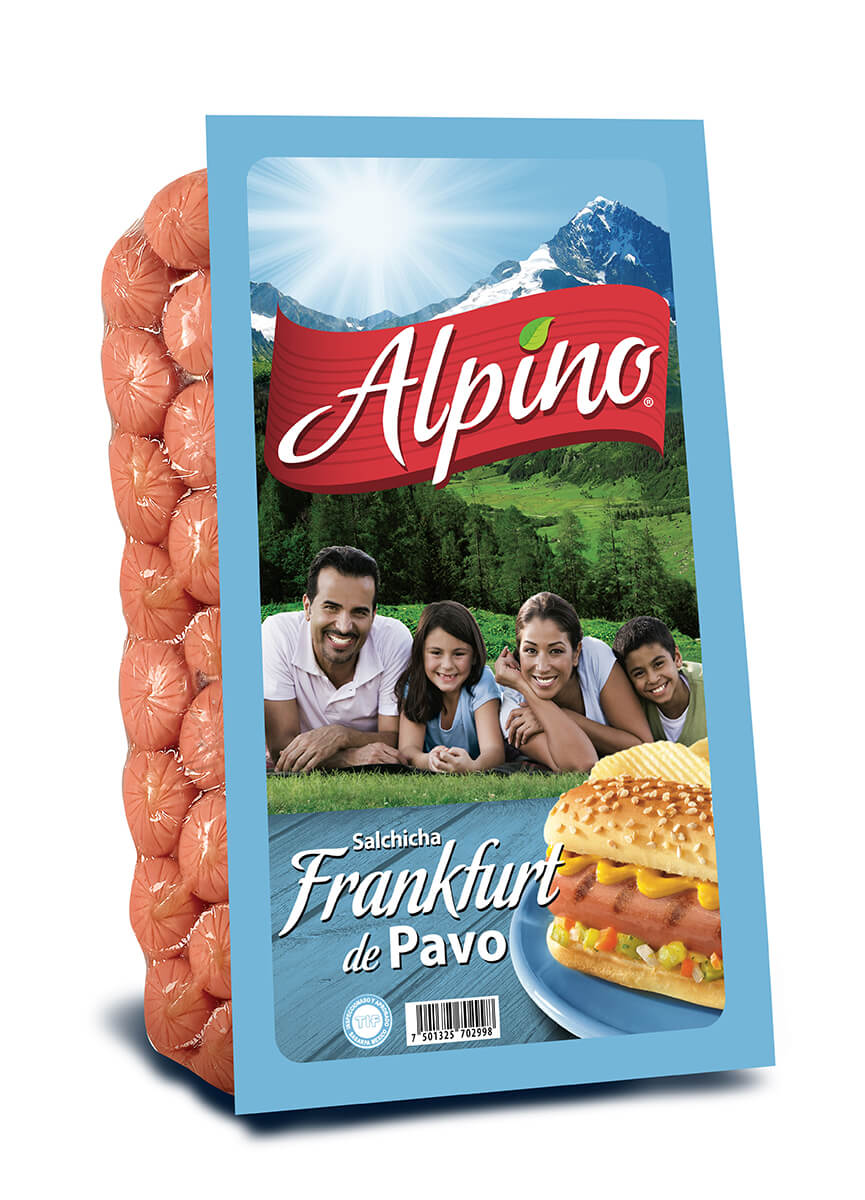 ALPINO SALCHICHA PAVO FRANKFURT C/2.4 K