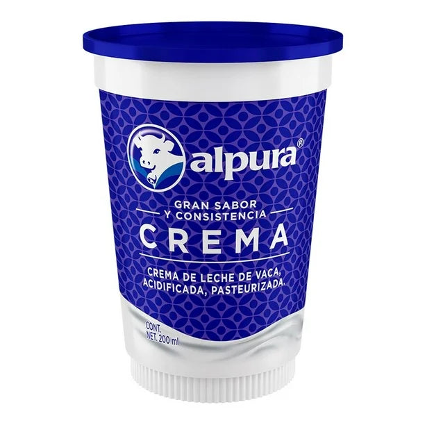 ALPURA CREMA ACIDA DESLACTOSADA 200 ML