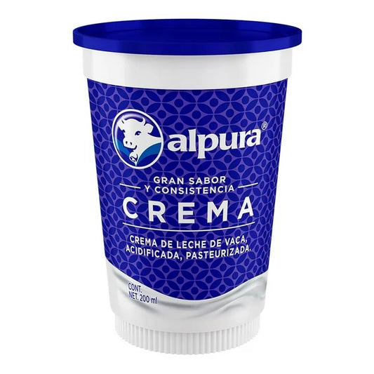 ALPURA CREMA ACIDA DESLACTOSADA 200 ML