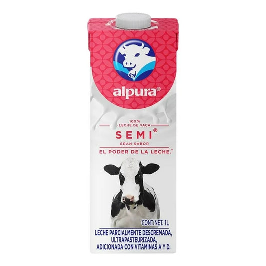 ALPURA LECHE SEMI 1 L