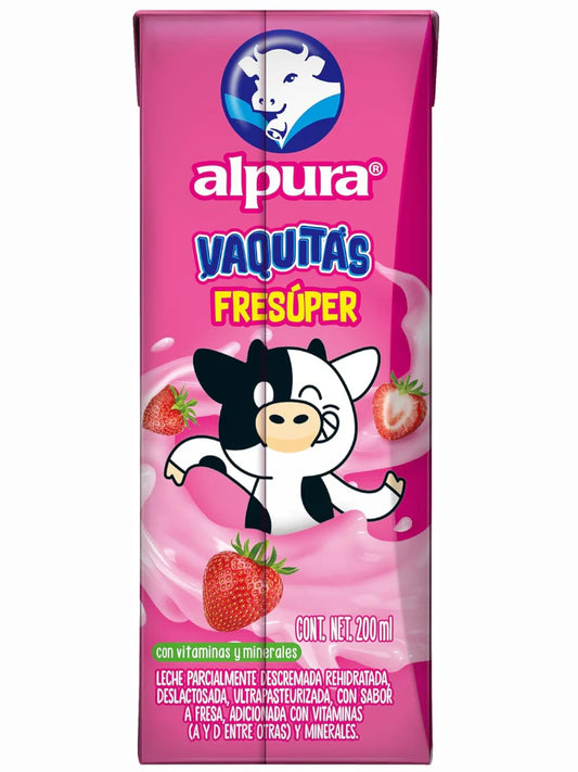 ALPURA VAQUITAS LECHE FRESA 200 ML
