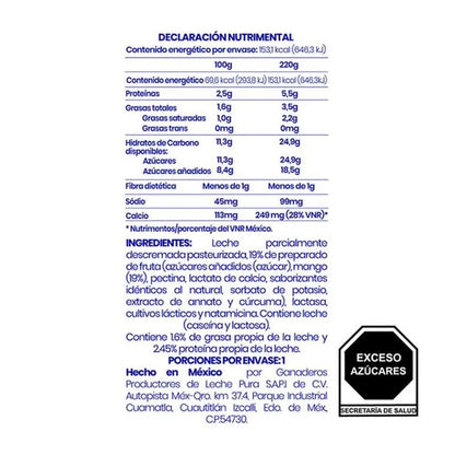 ALPURA YOGUR BEB MANGO 220 G