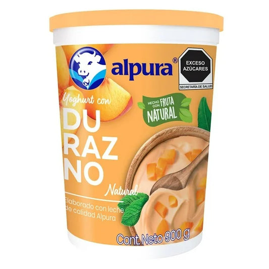 ALPURA YOGUR DURAZNO 900 G