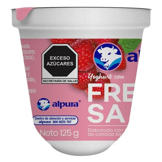 ALPURA YOGUR FRESA 125 G