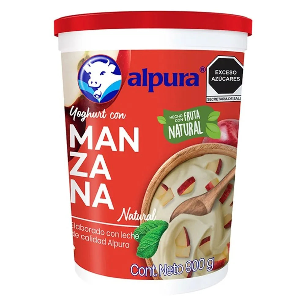 ALPURA YOGUR MANZANA 900 G