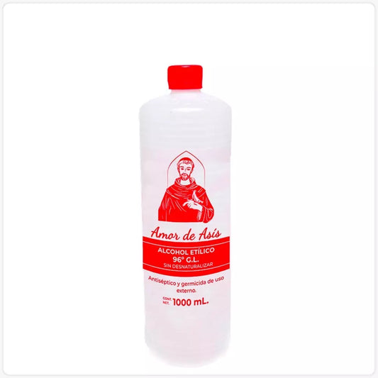 AMOR DE ASIS ALCOHOL ETILICO S/DESNAT ROJO 1 L