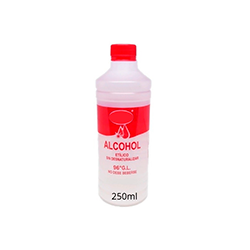 AMOR DE ASIS ALCOHOL ETILICO S/DESNAT ROJO 250 ML