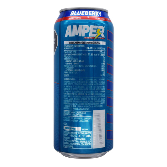 AMPER BEBIDA ENERGIZANTE BLUE LATA 2/6 473 ML