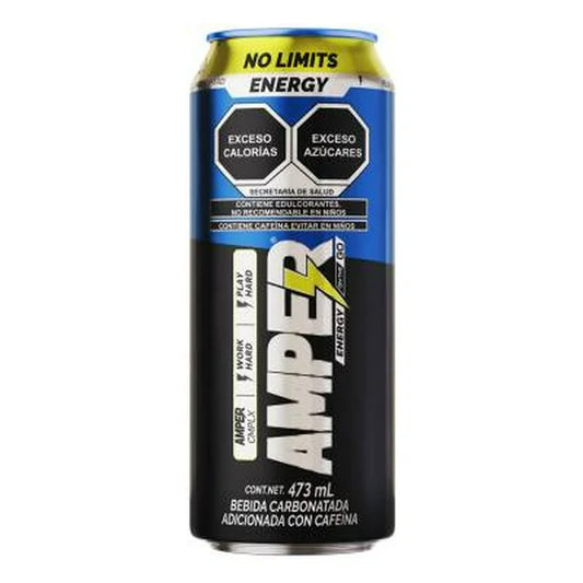 AMPER BEBIDA ENERGIZANTE GUARANA LATA 2/6 473 ML