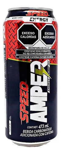AMPER BEBIDA ENERGIZANTE SPEED LATA 473 ML 12pzs
