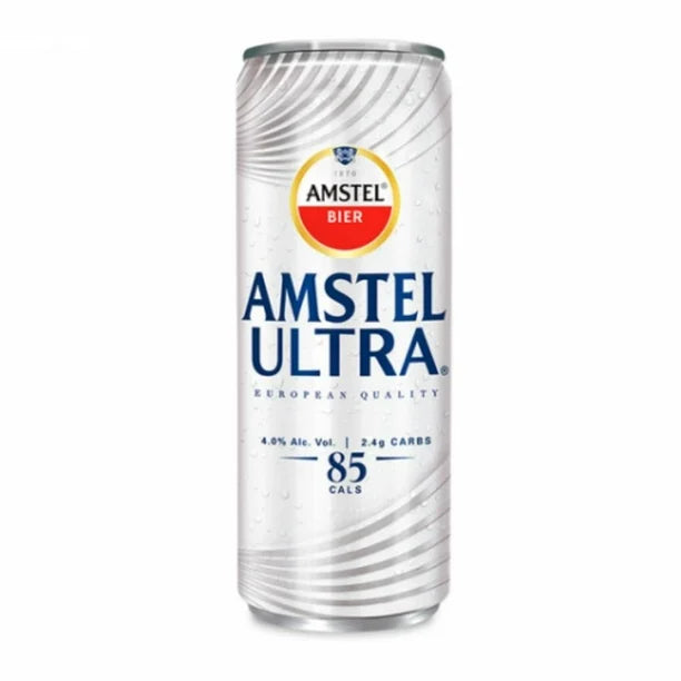 AMSTEL CERVEZA ULTRA LATA 24pzs 355 ML