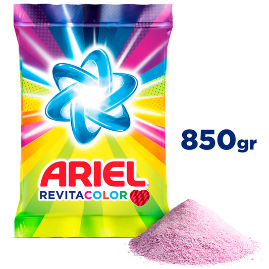 ARIEL DETERGENTE BOLSA REVITACOLOR 10/850 G