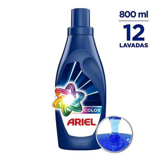 ARIEL DETERGENTE LIQUIDO REVITACOLOR 9/800 ML