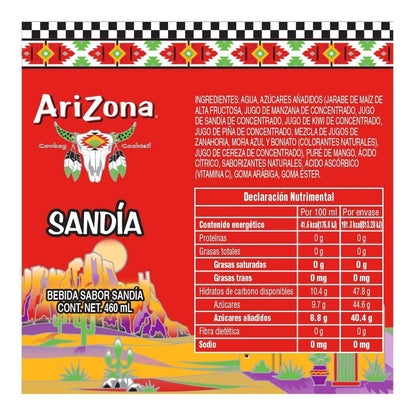 ARIZONA BEBIDA SANDIA LATA 24/460 ML
