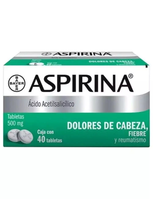 ASPIRINA TAB 120/40 500 MG