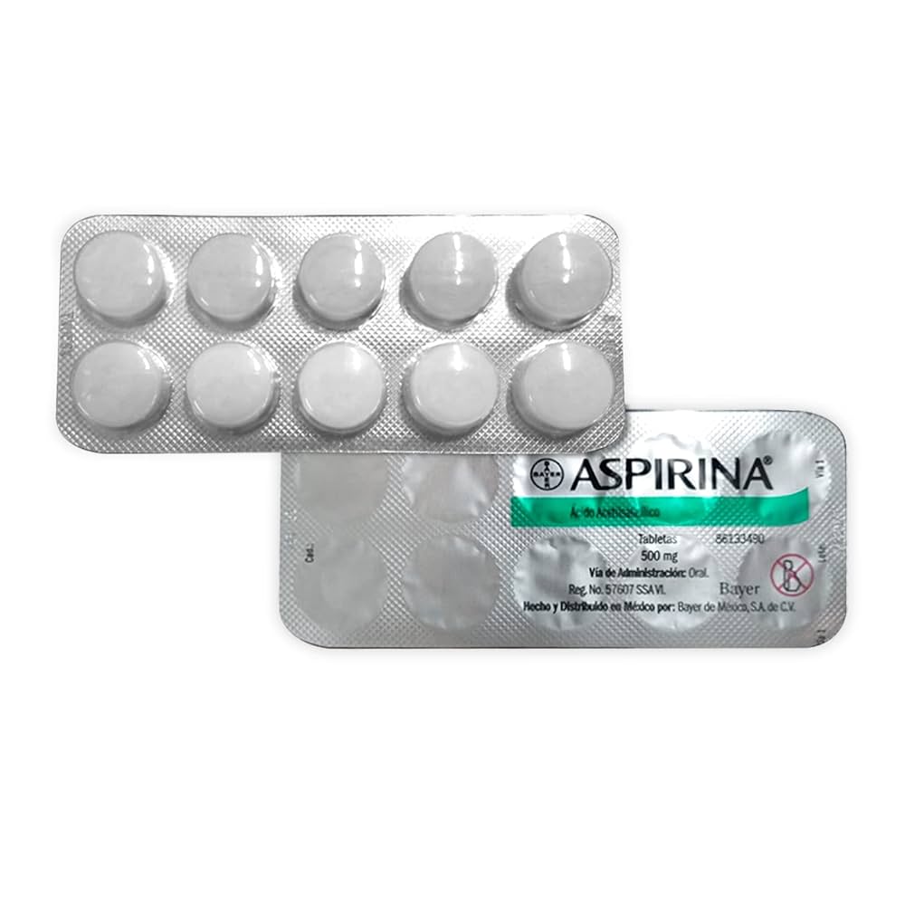 ASPIRINA TAB 120/40 500 MG