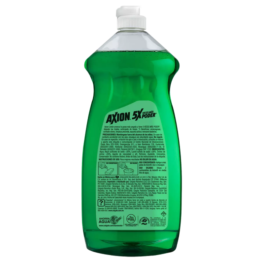 AXION DETERGENTE LIQUIDO FUSION LIMON 6/1.4 L