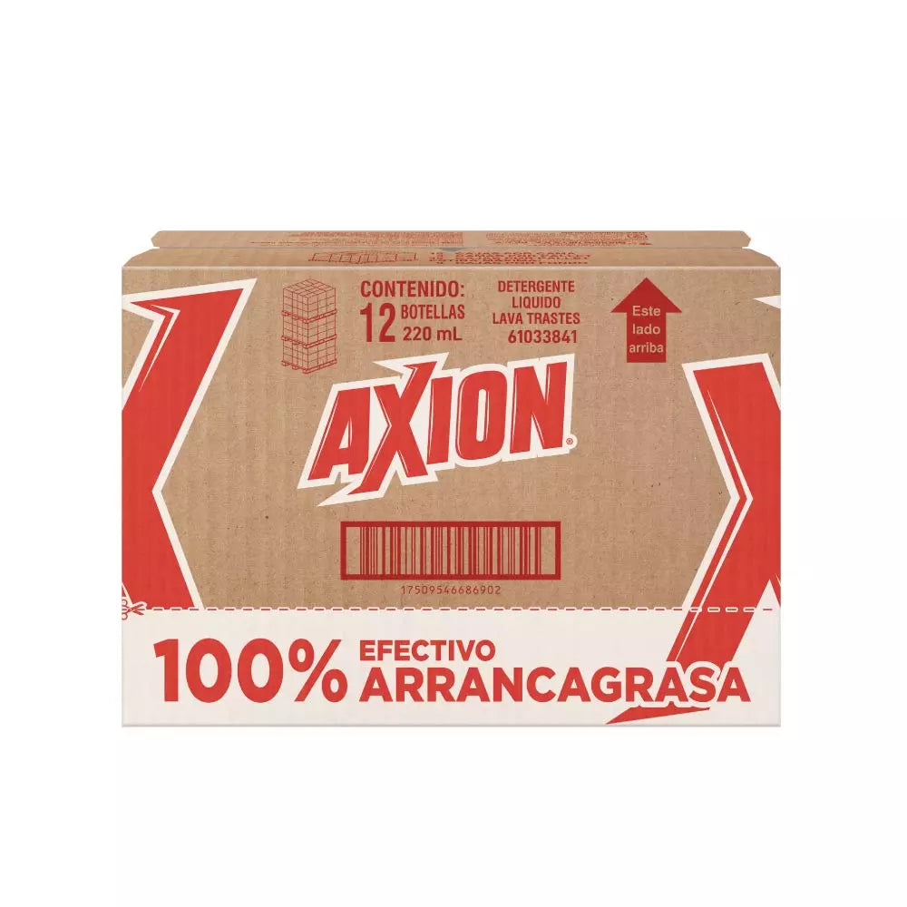 AXION DETERGENTE LIQUIDO LIMON 12/220 ML