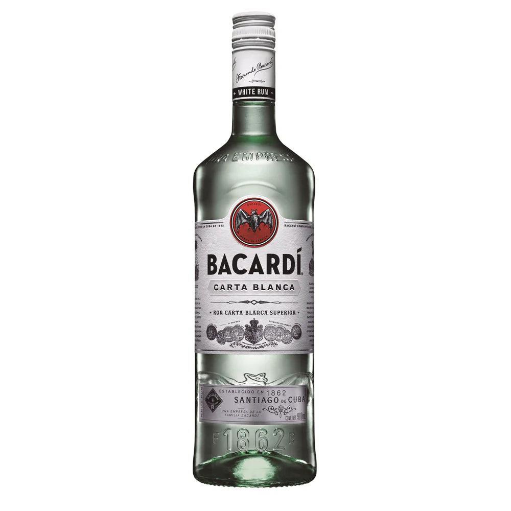 BACARDI RON BLANCO 12/980 ML