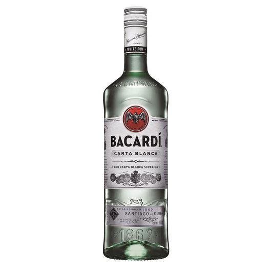 BACARDI RON BLANCO 12/980 ML