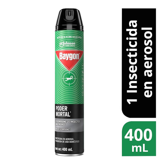 BAYGON AER PODER MORTAL 12/400 ML