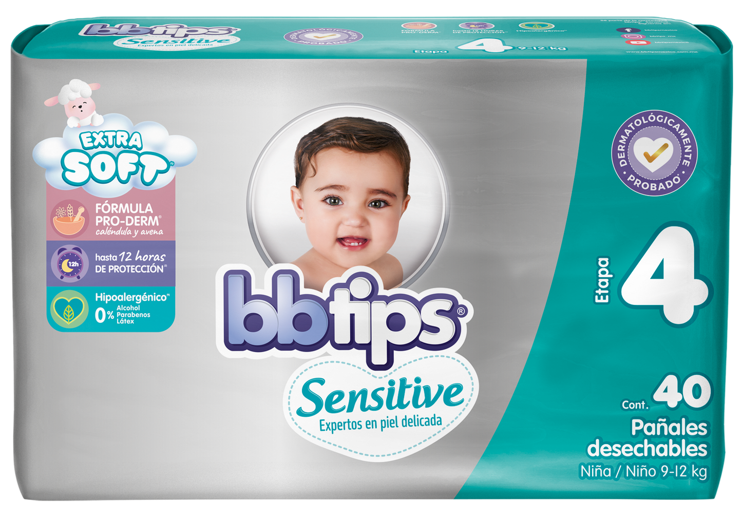 BBTIPS PAÑAL T4 40pzs
