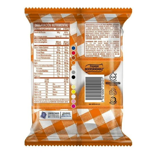 BIMBO MANTECADAS VAINILLA 125 G