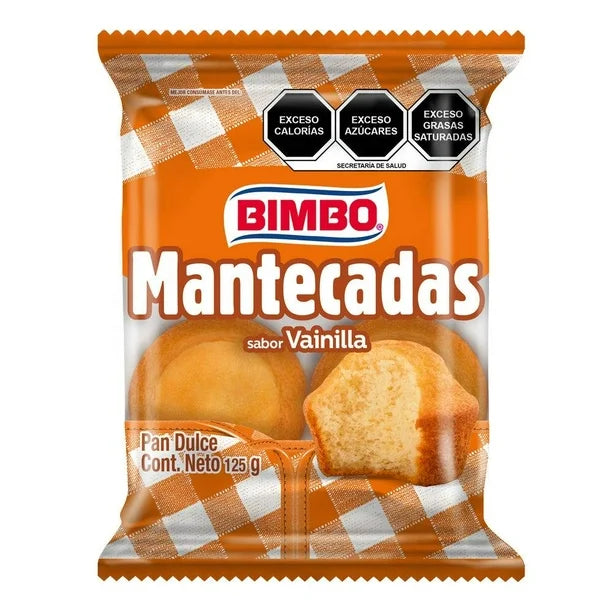 BIMBO MANTECADAS VAINILLA 125 G