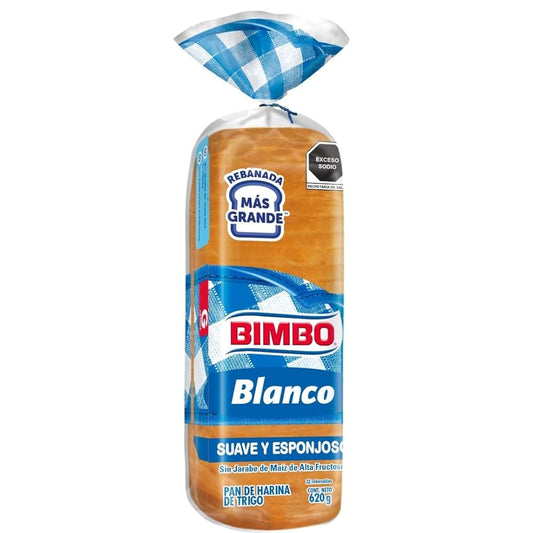 BIMBO PAN BLANCO C/620 G