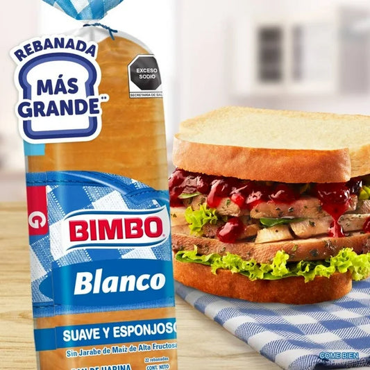 BIMBO PAN BLANCO C/620 G