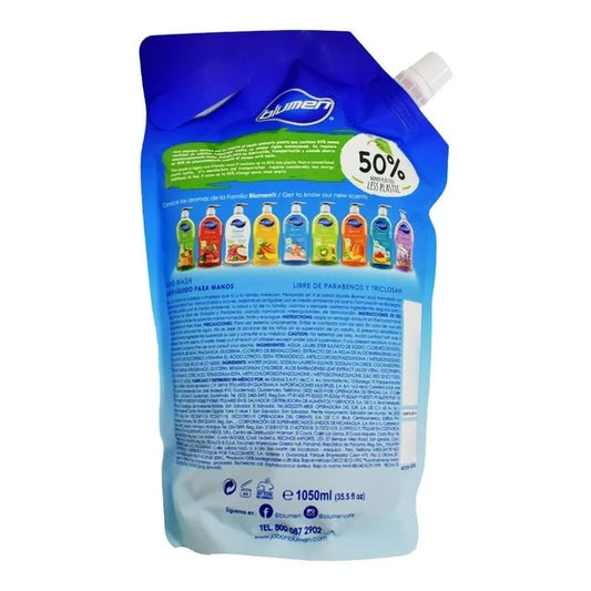 BLUMEN JABON LIQUIDO POUCH CHERRY 1050 ML