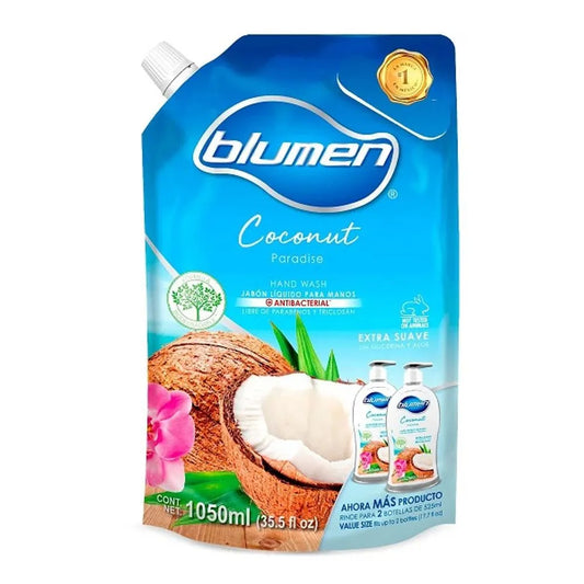 BLUMEN JABON LIQUIDO POUCH COCO 1050 ML