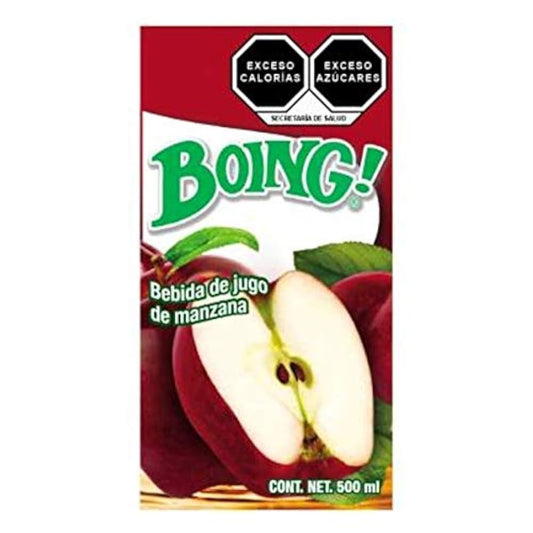 BOING JUGO MANZANA 24/500 ML