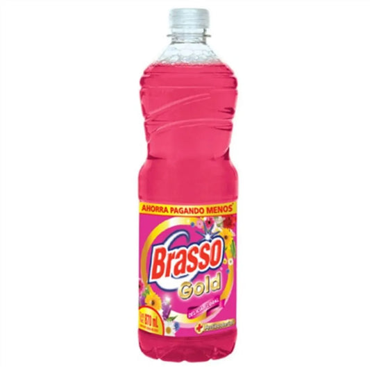 BRASSO LIMPIADOR LIQUIDO DELICIA FLORAL 12/870 ML
