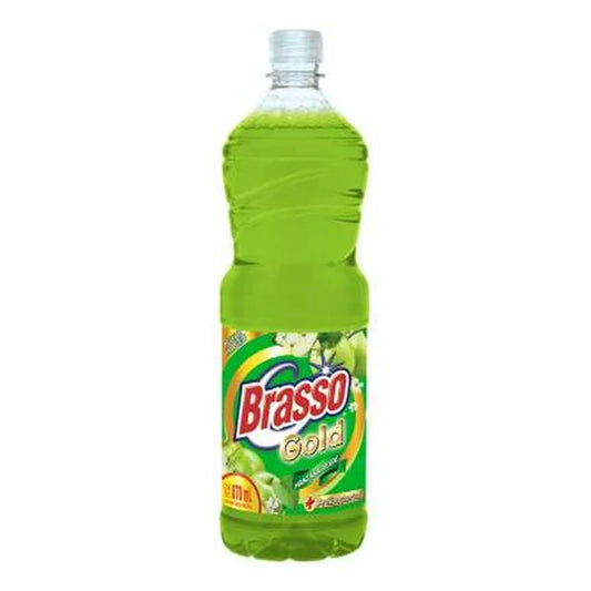 BRASSO LIMPIADOR LIQUIDO MANZANA VERDE 12/870 ML