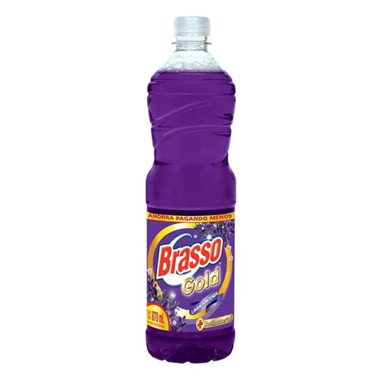 BRASSO LIMPIADOR LIQUIDO PERFUMES DE LAVANDA 12/870 ML