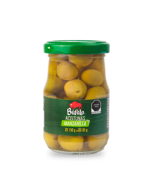 BUFALO ACEITUNAS MANZ C/HUESO 24/240 G