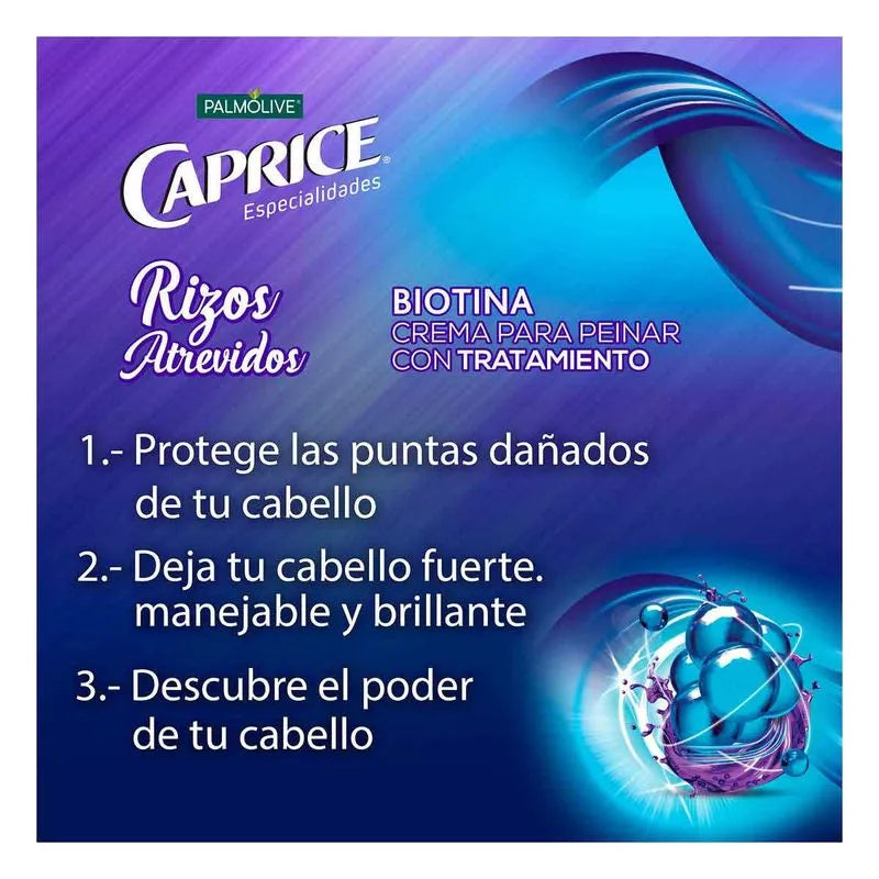 CAPRICE CREMA PARA PEINAR BIOTIN RIZOS D 12/250 ML
