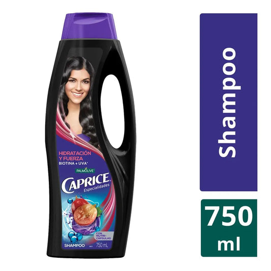 SHAMPOO CAPRICE BIOTINA UVA 750 ML