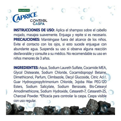 SHAMPOO CAPRICE CT CASPA PURIF/CARBON ACT 12/750ML