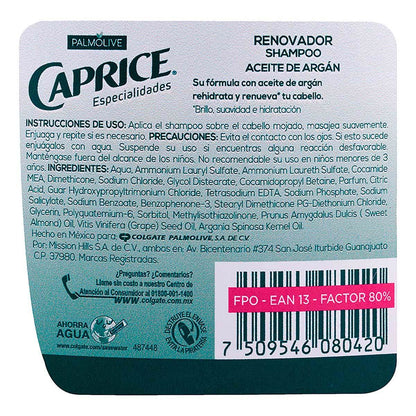SHAMPOO CAPRICE ESP RENOVADO ACEITE ARGAN 12/750ML