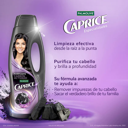 SHAMPOO CAPRICE PURIFICANTE CARBON ACT 12/750ML