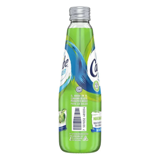 CARIBE COOLER BEBIDA ALCOHOLICA MANZANA VERDE 24/300ML
