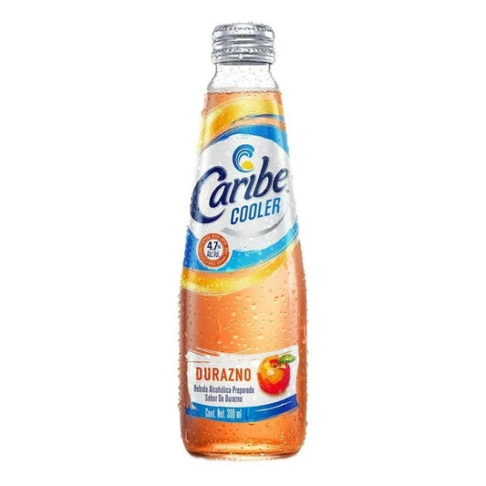 CARIBE COOLER BEBIDA ALCOHOLICA DURAZNO 24/300ML