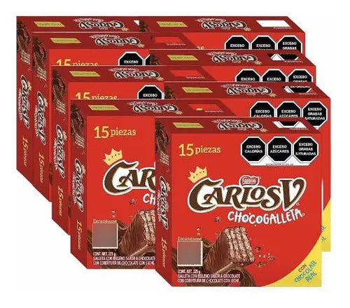 CARLOS V CHOCOGALLETA  8/15 15 G