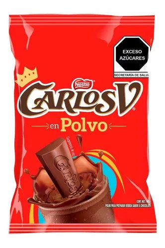 CARLOS V CHOCOLATE POLVO BOLSA 10/160 G