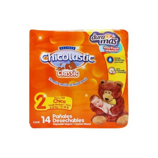 CHICOLASTIC CLASSIC PAÑAL T2 14pzs