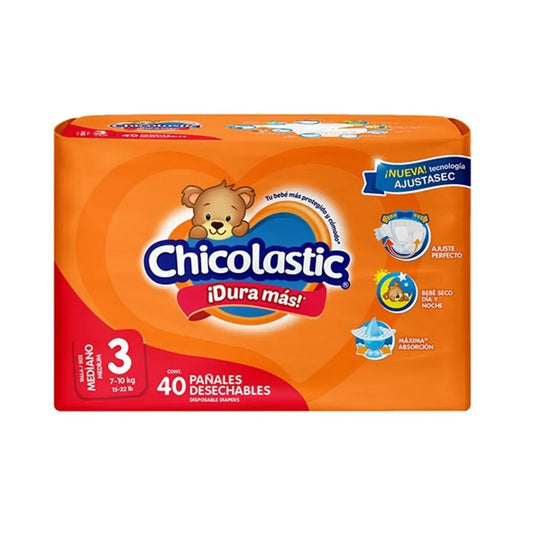 CHICOLASTIC CLASSIC PAÑAL T3 40pzs
