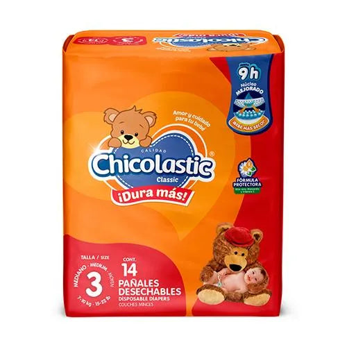 CHICOLASTIC CLASSIC PAÑAL T3 14pzs