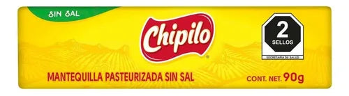 CHIPILO MANTEQUILLA SIN SAL 24/90 G